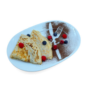 Clătite cu dulceața sau crema de ciocolata 2 buc